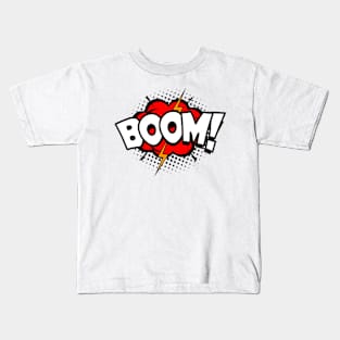 Boom sound effect Kids T-Shirt